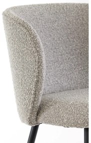 Scaun de sufragerie gri tapițat Elyna – Light &amp; Living