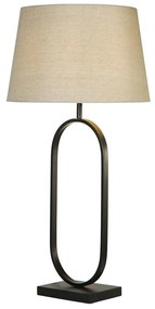 Veioza/Lampa de masa decorativa Modish negru/natural