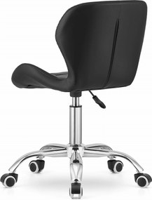 OFERTA Scaun de birou negru AVOLA din piele ecologica II. calitate