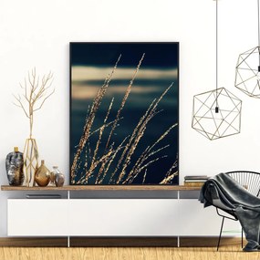 Poster - Detaliu de ierburi de apă (A4)