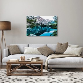 Tablou - Lac în Alpi (90x60 cm)