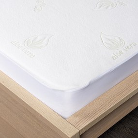 Protecție saltea 4Home Aloe Vera impermeabilă cu bordură, 70 x 160 cm + 15 cm, 70 x 160 cm