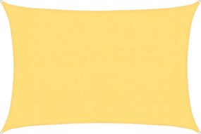 vidaXL Pânză parasolar, bej, 3 x 4,5 m, HDPE, 160 g/m²