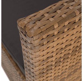 Set mobilier de grădină Senala (gri maro + maro deschis) (pentru 8 persoane). 1116496