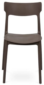 Scaun de grădină maro din plastic Biá – Bonami Essentials