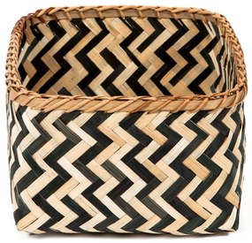 Coș de depozitare din bambus Zebra – Compactor