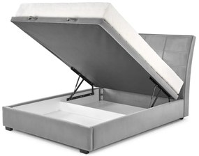 Pat tapitat Continental 2 velvet gri – 160 x 200 cm
