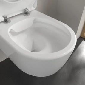Villeroy & Boch 5656RSR1 - Vas WC suspendat AVENTO cu capac SoftClose, ceramică/alb