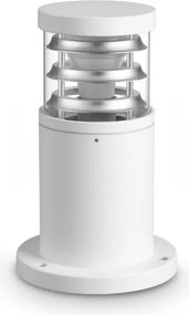 Stalp iluminat exterior IP54 TRONCO PT1 H25 BIANCO