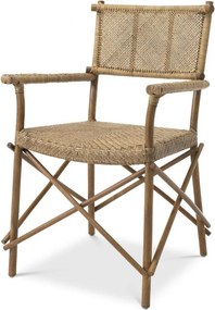 Scaun design clasic din rattan Johor, natur 114647 HZ