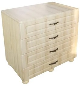 Comoda Dynasty Sonoma 4 sertare si blat MDF