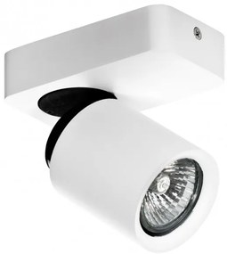 Aplica de perete/tavan cu spot stil modern minimalist Tomi 1 alba
