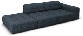 Canapea 3 locuri deschisa pe o parte Chicago chenille L262 cm
