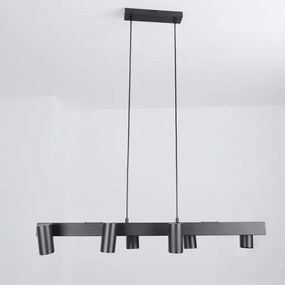 Brilagi - Lustră LED RGBW dimabilă suspendată pe cablu SELE 6xGU10/6,5W/230V neagră