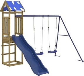 vidaXL Set de joacă pentru exterior, lemn de pin impregnat