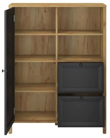 Raft Bruselas (stejar craft auriu + negru) . 1116780