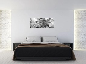 Tablou - Graffiti cu flamingo (120x50 cm)
