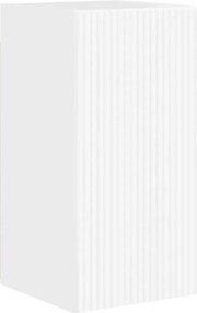 vidaXL Dulap TV de perete Alb Lucios 30 x 31 x 60 cm Lemn compozit