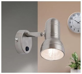 Aplica de perete cu un spot directionabil Wilhelm Str 10-296/1 satin OR