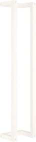 vidaXL Suport pentru prosoape, alb, 23x18x110 cm, lemn masiv de pin