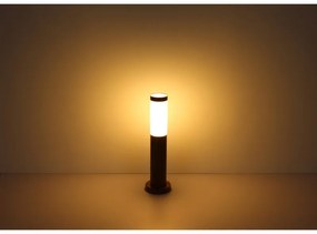 Aplica de exterior optic lemn, din oțel inoxidabil, 1 bec, dulie E27, 3157W, Globo
