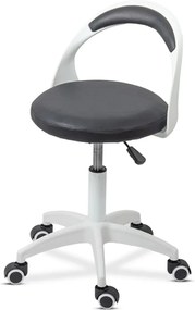 Scaun de birou operativ din piele eco OFF 1021 gri