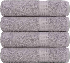 vidaXL Prosoape de duș, FROGN, 4 buc., gri, 70x140 cm, 360 g/m²