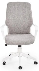 Scaun de birou LONA, alb/gri deschis