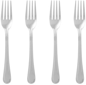 Furculițe argintii din oțel inoxidabil 4 buc. Classic – Premier Housewares