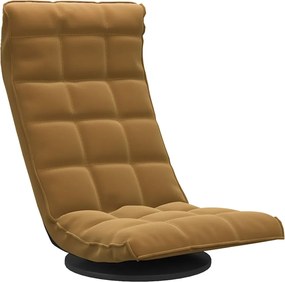 vidaXL Scaun de podea pivotant, negru, catifea