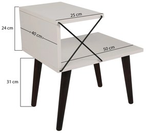Noptieră Cross - White