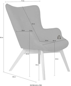 Fotoliu verde închis Niko – Ropez