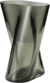 Vază de sticlă Lituus fum, mică - Georg Jensen