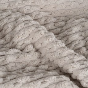 Cuvertură bej matlasată 180x260 cm – Ixia