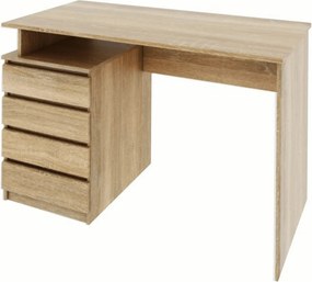Birou HANY NEW, stejar sonoma, DTD laminat, 118x60x75 cm