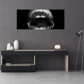 Tablou - Buze lucioase (120x50 cm)