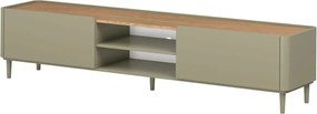 Comodă TV Elivo 220 cm pe picioare - eucalipt / stejar baltic dune