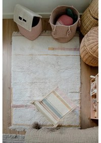 Covor roz/crem lavabil/țesut manual din bumbac 90x130 cm Lanes Vintage Nude – Lorena Canals