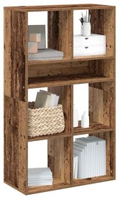 vidaXL Bibliotecă, lemn vechi, 66x31x112 cm, lemn prelucrat