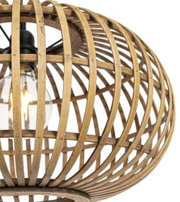 Lampă suspendată orientală din bambus 44 cm - Amira