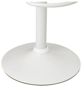 Scaune de bar albe cu înălțime ajustabilă 2 buc. din imitație de piele (înălțime șezut 72 cm) – Casa Selección