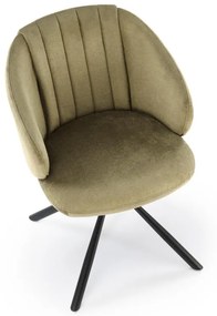 Scaun rotativ K533 stofa olive