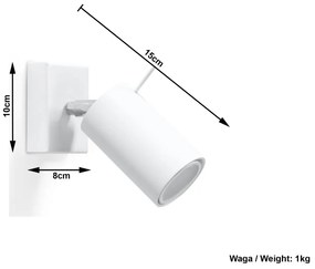 Aplică Sollux Etna, alb