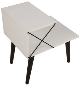 Măsuță de noptieră Cross White