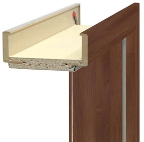 Balama decorativă din lemn de nuc primo 75/210 12-14 cromată dreapta