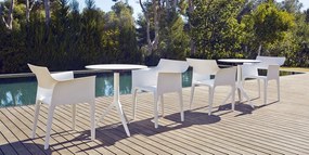 Set de 4 Scaune moderne cu brate de exterior / interior design premium PEDRERA ARMCHAIR 65004 Vondom