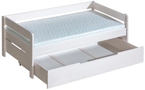 Pat de o persoană 90 cm Balos (cu somieră și sp. depozitare). 605357