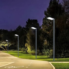 Brilagi-LED Lampă de exterior cu stâlp și braț de 4 m URBANLIGHT LED/200W/230V antracit IP65