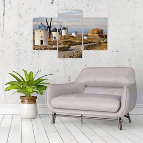 Tablou - Morile de vânt din Consuegra, Spania (90x60 cm)