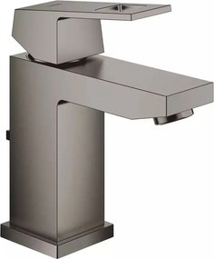 Baterie lavoar Grohe Eurocube S antracit periat Hard Graphite cu ventil Pop-Up